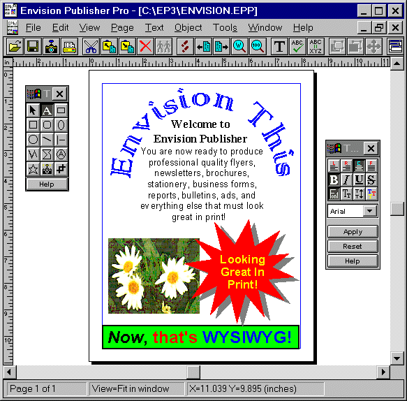 EnVision Publisher for Windows Screenshot